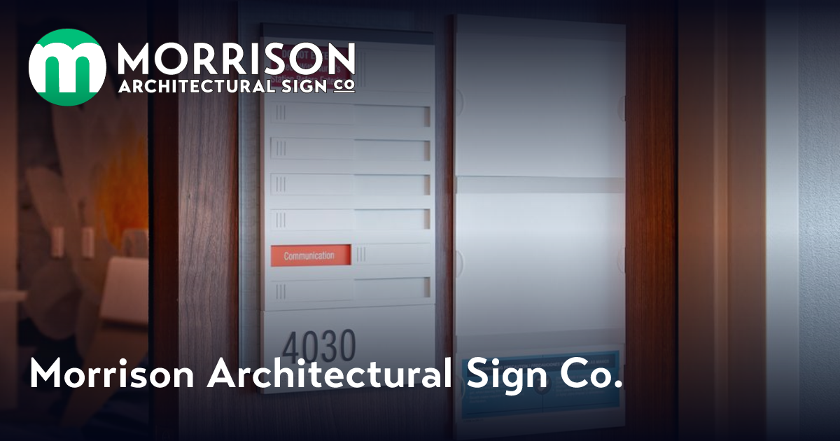 Morrison Architectural Sign Co.